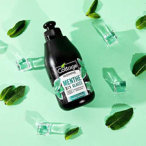 COTTAGE Мужской Шампунь для волос и гель для душа "Освежающая мята" Shampoo-Shower Gel Icy Mint Fresh Effect 250 #1