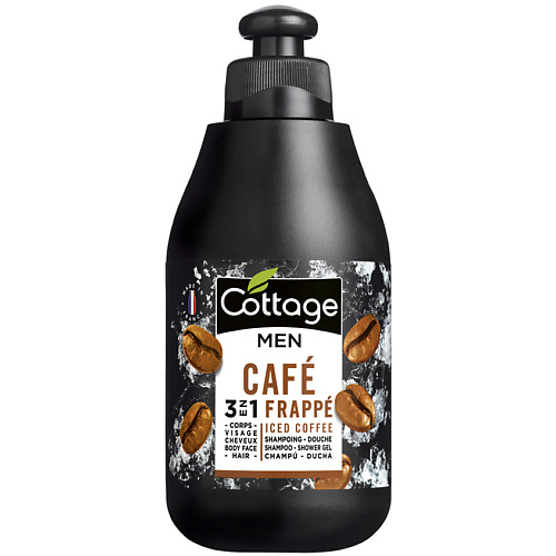 COTTAGE Мужской Шампунь для волос и гель для душа "Холодный кофе" Shampoo-Shower Gel Iced Coffee 250 #1