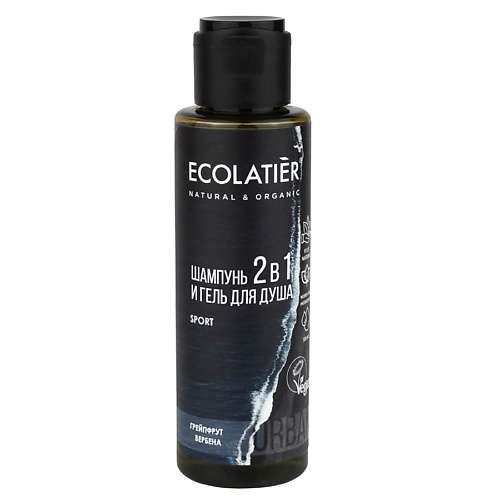 ECOLATIER Мужской гель для душа и шампунь 2 в 1 грейпфрут & вербена 100 #1