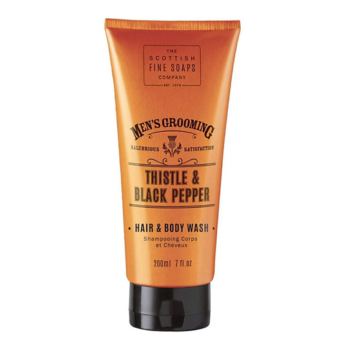 SCOTTISH FINE SOAPS Шампунь-гель для душа Men's Grooming Thistle & Black Pepper 200 #1