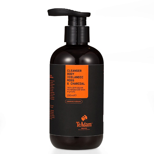 TEADAM Гель для душа Cleanser body ICELANDIC MOSS&CHARCOAL 250 #1