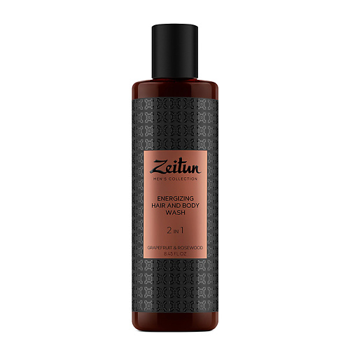 ZEITUN Гель для душа и шампунь 2 в 1 очищающий для мужчин Men's Collection. Energizing Hair&Body Wash 250 #1