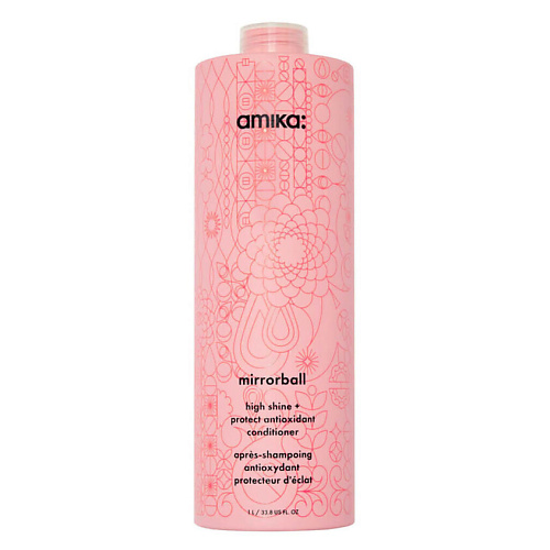 AMIKA Кондиционер для блеска волос Mirrorball High Shine + Protect. Рефилл 1000 #1