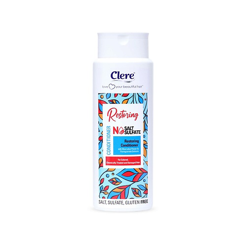CLERE Бессульфатный восстанавливающий кондиционер Restoring 475 #1