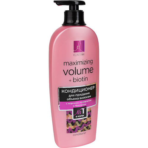 ELASTINE Кондиционер для придания объема Marina Collagen 680 #1