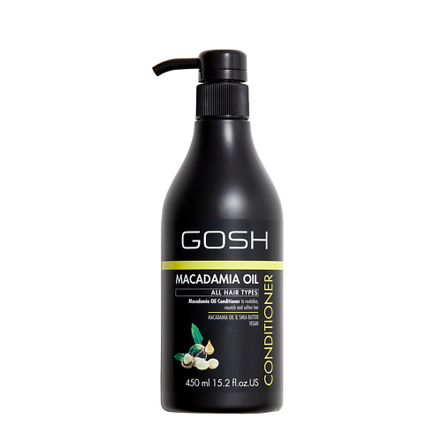 GOSH Кондиционер для волос с маслом макадамии Macadamia Oil 450 #1