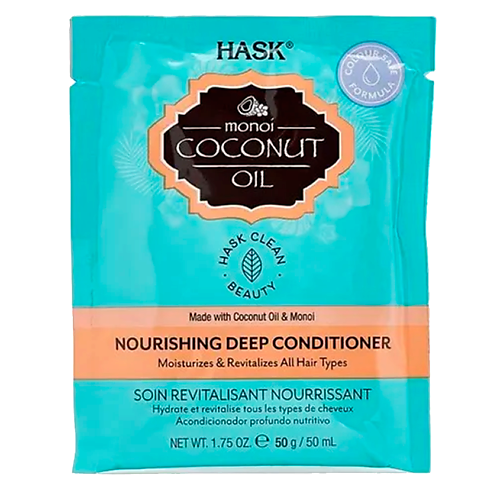 HASK Coconut Monoi Oil Nourishing Deep Conditioner Sachet - кондиционер для волос с кокосом 50 #1