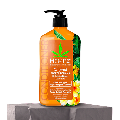 HEMPZ Кондиционер Оригинальный /Original Herbal Conditioner For Damaged & Color Treated Hair 500 #1