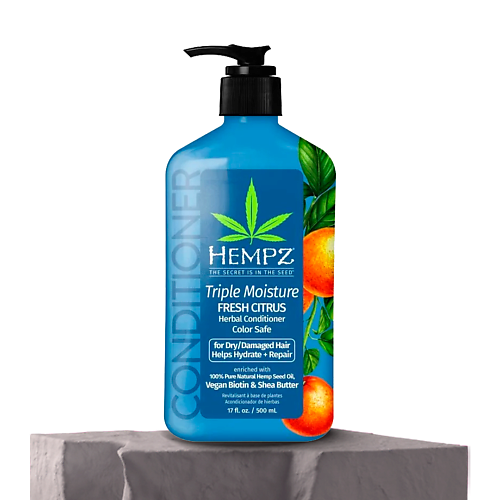 HEMPZ Кондиционер Тройное увлажнение / Triple Moisture Fresh Citrus Herbal Conditioner 500 #1