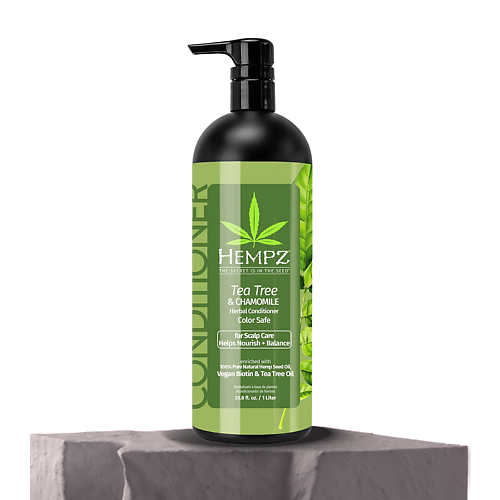HEMPZ Кондиционер Здоровые волосы Чайное дерево и Ромашка /Tea Tree & Chamomile Herbal Conditioner 1000 #1