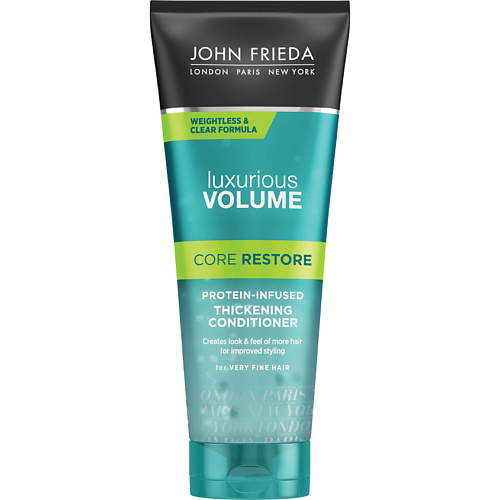 JOHN FRIEDA Прозрачный кондиционер с протеином Luxurious Volume CORE RESTORE 250 #1