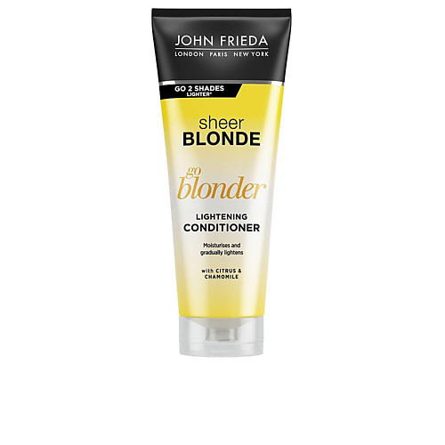 JOHN FRIEDA Увлажняющий и осветляющий кондиционер для светлых волос Sheer Blonde Lightening 250 #1