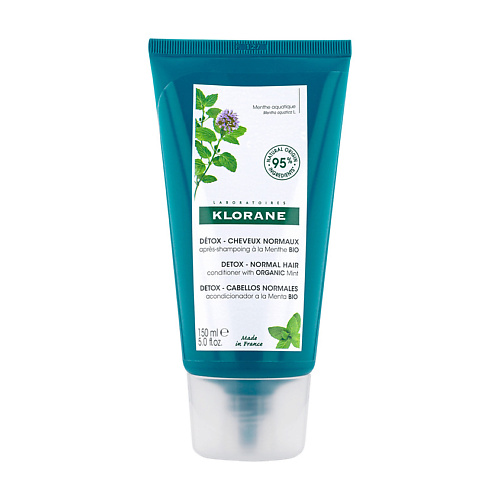 KLORANE Кондиционер защитный с органическим экстрактом водной мяты Detox Conditioner 150 #1