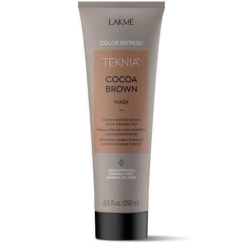 LAKME Маска для обновления цвета коричневых оттенков волос Teknia Color Refresh Cocoa Brown Mask #1