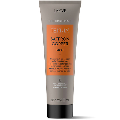 LAKME Маска для обновления цвета медных оттенков волос Teknia Color Refresh Saffron Copper Mask #1