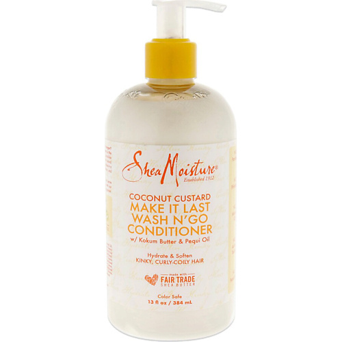SHEA MOISTURE Кондиционер для волос с кокосом Coconut Custard Make It Last Wash N Go Conditioner 384 #1