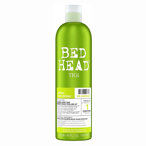 TIGI Кондиционер для нормальных волос Bed Head Urban Anti+dotes Re-Energize 750 #1