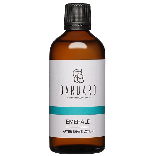 BARBARO Лосьон одеколон после бритья, спиртовой EMERALD 100 #1