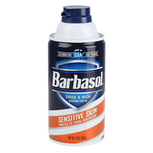 BARBASOL Крем-пена для бритья для чувствительной кожи Sensitive Skin Shaving Cream 283 #1