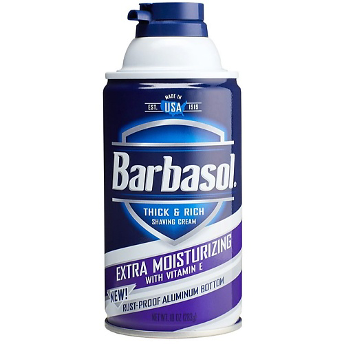 BARBASOL Крем-пена для бритья увлажняющая Extra Moisturizing Shaving Cream 283 #1
