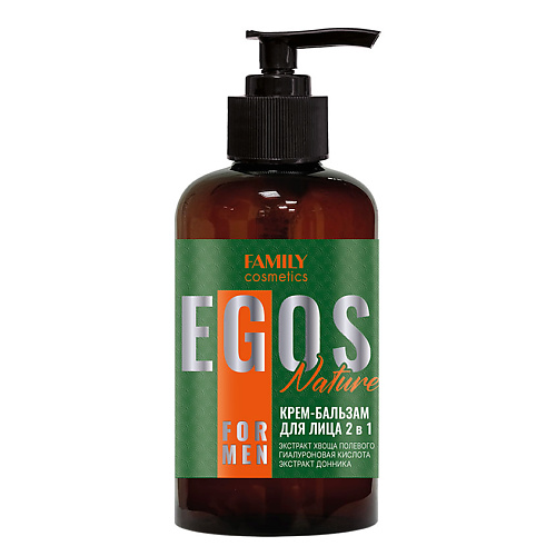 FAMILY COSMETICS Крем-бальзам для лица 2 в 1 Nature серии EGOS  men 285 #1
