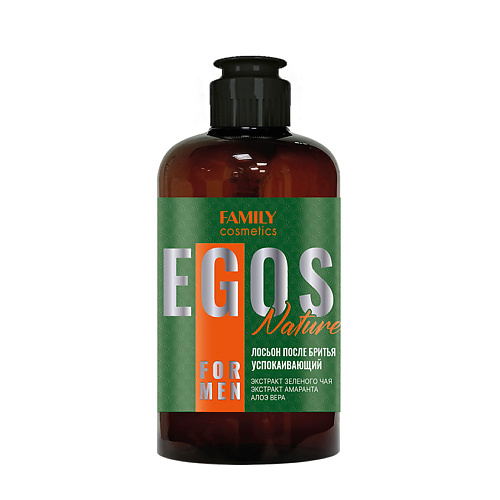 FAMILY COSMETICS Лосьон после бритья успокаивающий Nature серии EGOS for men 285 #1