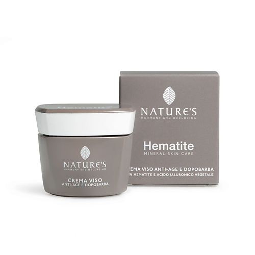 NATURE'S HARMONY AND WELLBEING Крем после бритья антивозрастной Hematite Nature's 50 #1
