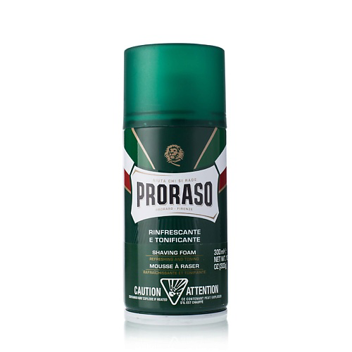 PRORASO Пена для бритья освежающая с маслом эвкалипта и ментолом 300 #1