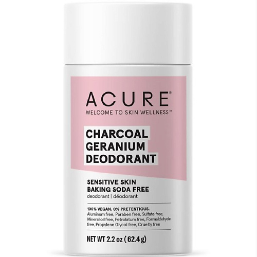 ACURE Дезодорант герань и древесный уголь Charcoal Geranium Deodorant #1