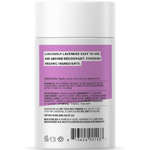 ACURE Дезодорант лаванда и кокос Lavender & Coconut Deodorant #1