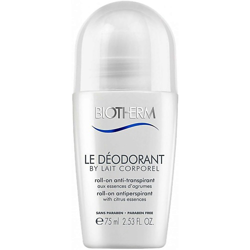 BIOTHERM Гипоаллергенный шариковый дезодорант-антиперспирант Lait Corporel Le Deodorant 75 #1