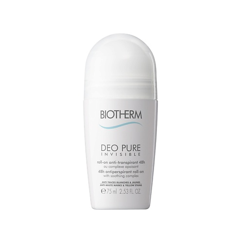 BIOTHERM Роликовый дезодорант-антиперспирант Deo Pure Invisible 75 #1