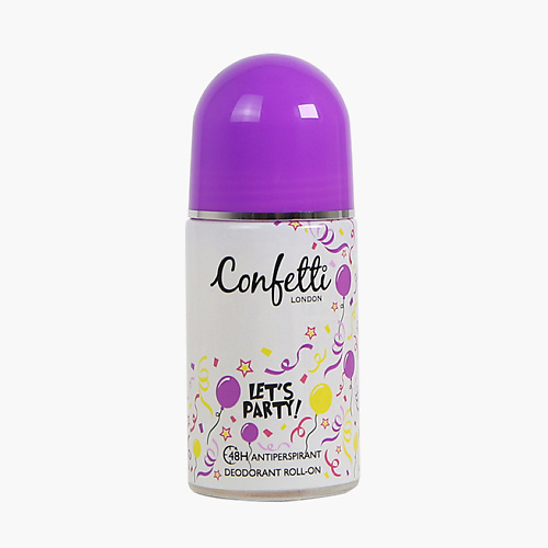 CONFETTI Дезодорант-антиперспирант роликовый Let's Party 50 #1