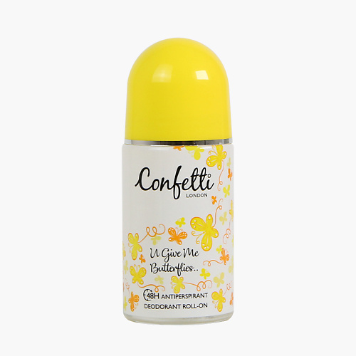 CONFETTI Дезодорант-антиперспирант роликовый U Give Me Butterflies 50 #1