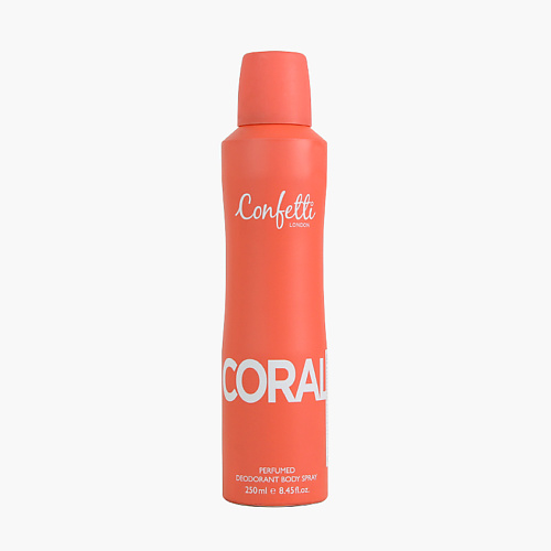 CONFETTI Дезодорант-спрей для тела парфюмированный Pastel Coral 250 #1