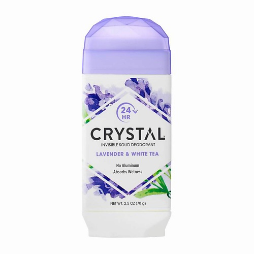 CRYSTAL Дезодорант твердый невидимый Лаванда и Белый чай Invisible Soud Deodorant #1