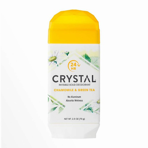 CRYSTAL Дезодорант твердый невидимый Ромашка и Зеленый чай Invisible Soud Deodorant #1