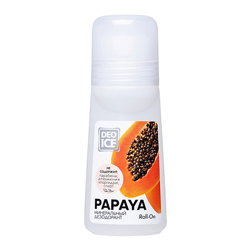 DEOICE Минеральный дезодорант Roll-On Papaya 65 #1