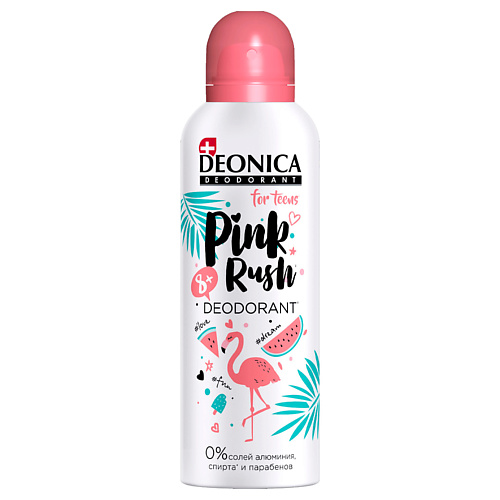 Deonica DEONICA Антиперспирант PINK RUSH FOR TEENS 125 #1