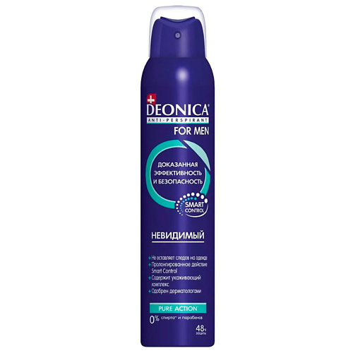 Deonica DEONICA FOR MEN Антиперспирант невидимый 200 #1