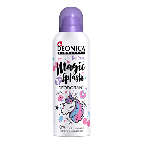 Deonica DEONICA Спрей дезодорант детский Magic Splash защищает от запахов до 24 часов 125 #1