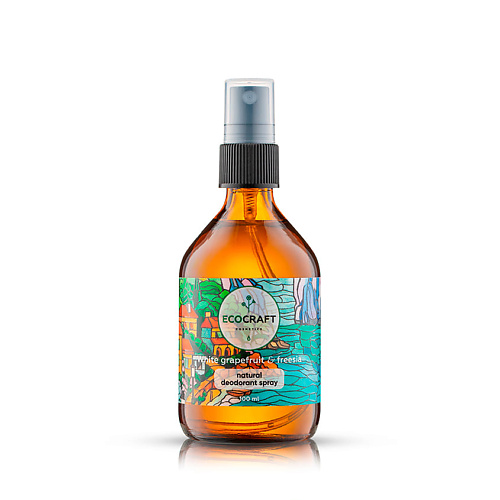 ECOCRAFT Дезодорант-спрей для тела Белый грейпфрут и фрезия White Grapefruit & Freesia Natural Deodorant Spray 100 #1