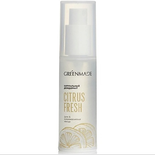 GREENMADE Дезодорант CITRUS FRESH с алюмокалиевыми квасцами, аромат бодрящего цитруса 30 #1