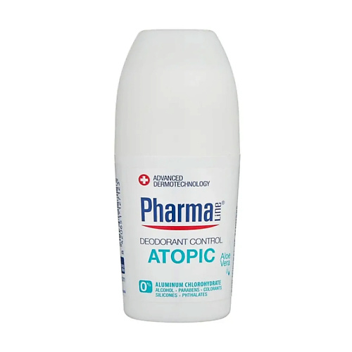 HERBAL Шариковый дезодорант для сухой и чувствительной кожи Pharma Line Atopic Deodorant Control 50 #1