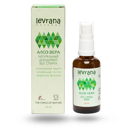 LEVRANA Дезодорант натуральный Алоэ Вера Aloe Vera Deo Crystal Spray 50 #1