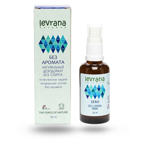 LEVRANA Дезодорант натуральный Без аромата Zero Deo Crystal Spray 50 #1