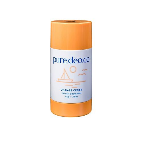 PURE DEO CO Дезодорант-стик без солей алюминия с апельсином и кедровым деревом 50 #1