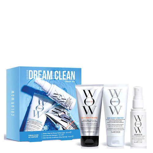 COLOR WOW Набор для ухода за волосами Dream Clean Travel Kit #1