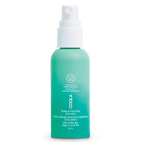 COOLA Солнцезащитный спрей для волос и кожи головы Scalp & Hair Mist Sunscreen SPF 30 60 #1