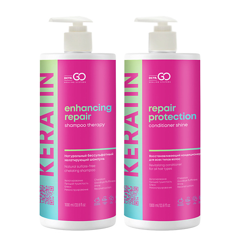 DCTR.GO HEALING SYSTEM Набор восстанавливающий шампунь Enhancing Repair Shampoo,кондиционер Repair #1